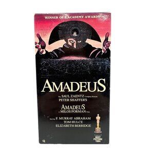 Amadeus VHS 1984 Miloš Forman F Murray Abraham Tom Hulce Elizabeth Berridge